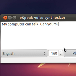 Dale voz a tu computadora con eSpeak [Windows y Linux] / Linux